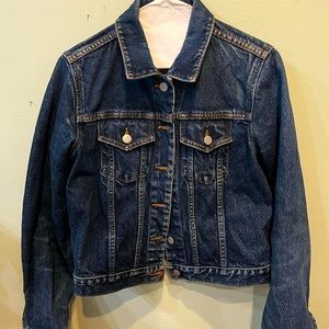 Polo Jeans Co. Jean jacket with distressed detail
